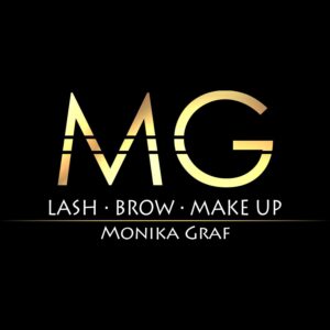LOGO gabinetu kosmetycznego MG LASH BROW MAKEUP